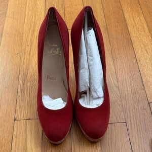 Christian Louboutin Deep Red Heels